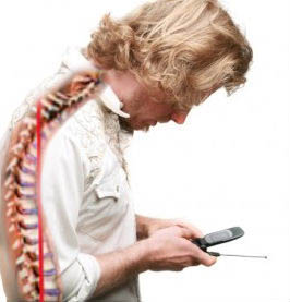 Fisioterapia en lesiones por el uso del móvil
